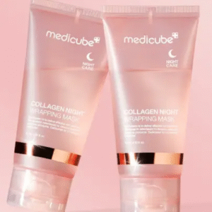 Medicube Collagen Night Wrapping Mask – Overnight Firming & Hydration – Korean Peel-Off Treatment for Elasticity + Radiance