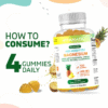 Vitamatic Magnesium Gummies – 400mg | 5 Types of Magnesium | Sugar-Free | 120 Gummies